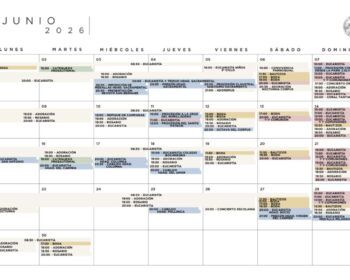 Calendario Junio 2026